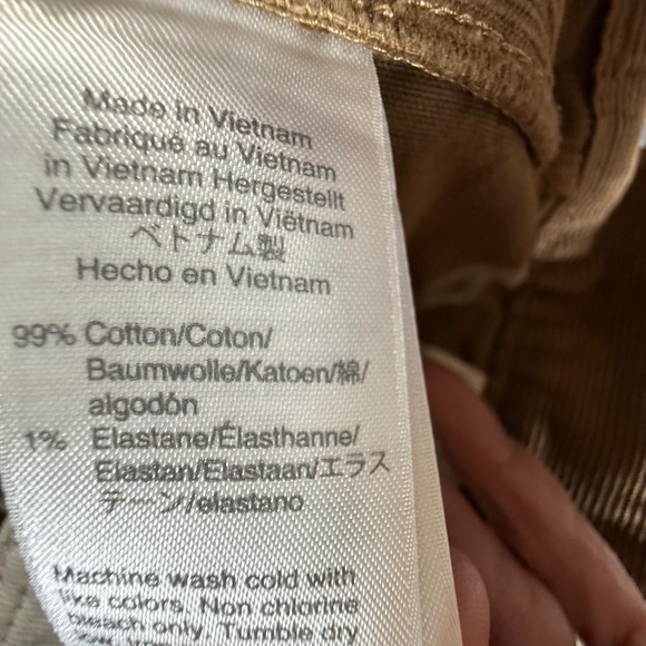 J Crew 770 Straight Fit Corduroy Pants Men's 31x32 Brown Casual Stretch Pants - Picture 6 of 10